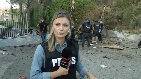 Observator de război. Trimișii speciali Bianca Iacob şi Marian Tănase,  transmisiuni de sub tirul de rachete HAMAS