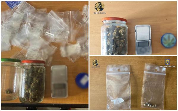 Traficant de canabis, ecstasy și cristal, prins în Constanţa. Cu cât vindea drogurile şi ce ţinea în locuinţă