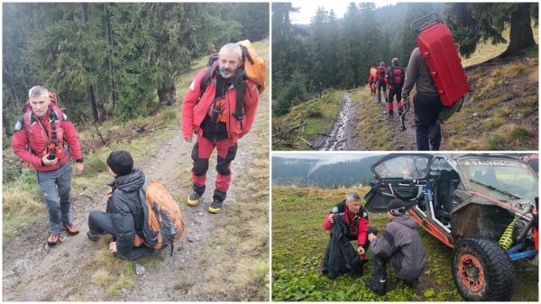 ucrainean găsit rănit în Munții Maramureșului