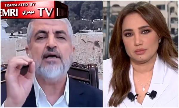 "Vă cereți scuze pentru ce le-ați făcut civililor israelieni?" Lider Hamas, încolțit în direct de o jurnalistă Al Arabiya