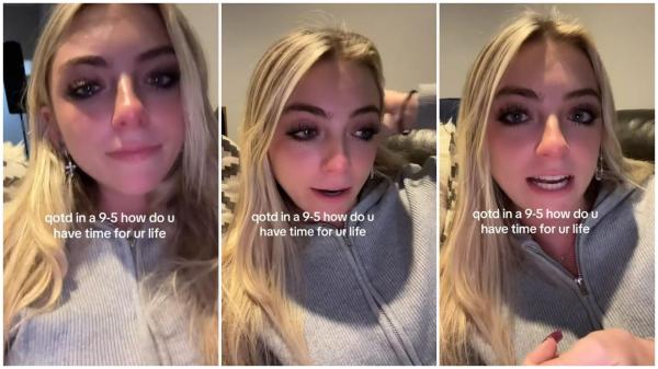 "Nu am timp pentru nimic și sunt atât de stresată". O tânără s-a plâns pe TikTok de programul  de la 9 la 17 de la primul loc de muncă