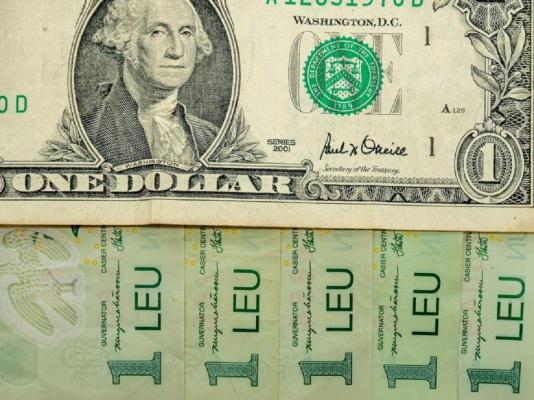 Leul românesc a fost surclasat de dolarul american în ultimele luni