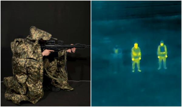 Cum arată "pelerinele de invizibilitate" fabricate de Ucraina. Ministrul Digitalizării susţine că soldaţii nu vor mai putea fi depistaţi de inamici