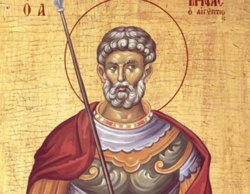 Sf. Mina este sărbătorit pe 11 noiembrie