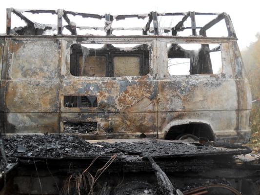 A murit ars de viu într-o rulotă în Vrancea. Bărbatul nu a avut nicio șansă