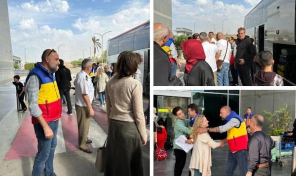 Avionul trimis care trebuia să-i repatrieze pe cei 41 de români evacuaţi din Gaza s-a stricat. Piloţii încearcă să-l repare pe aeroportul din Cairo