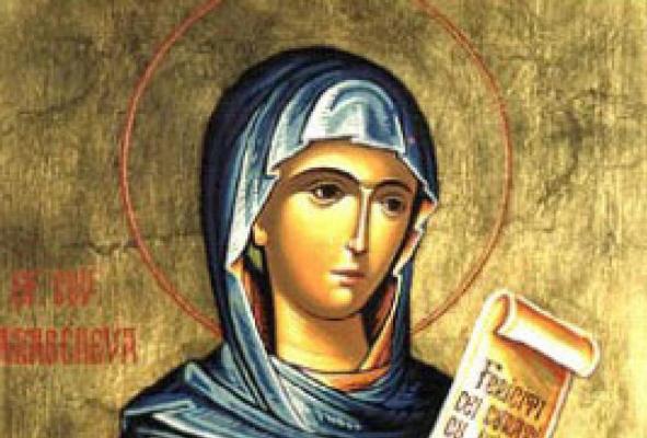 Sfânta Cuvioasă Parascheva este prăznuită în luna octombrie