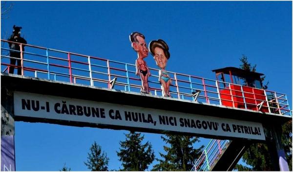 Recompensa oferită de autorul caricaturii soților Ceașescu, după ce a fost furată din mina Petrila