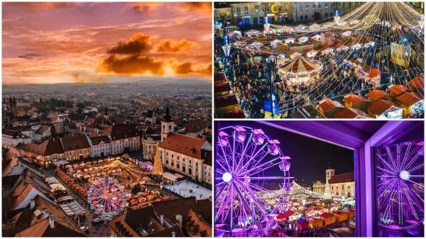 Târgul de Crăciun din Piața Mare din Sibiu