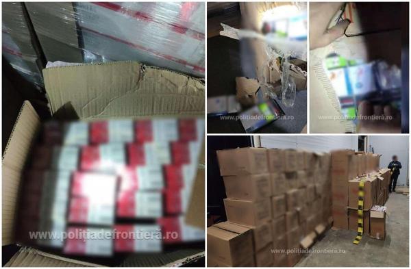 Țigări în valoare de 300.000 euro, ascunse printre croissante, descoperite de poliţiştii de frontieră de la Siret