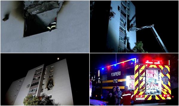 Apartamentul unui bărbat din Capitală, mistuit de flăcări. Proprietarul ar avea probleme psihice și strângea deșeuri în casă