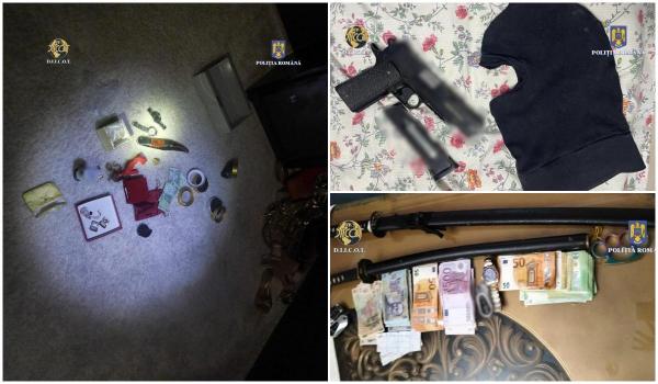 Percheziții masive la Clanul Căranilor, una dintre cele mai puternice grupări mafiote din România. Cei 3 lideri aveau 15 milioane $ în conturi