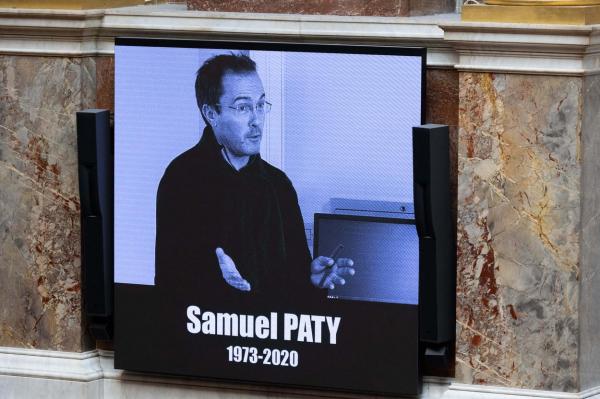 profesorul de istorie și geografie Samuel Paty