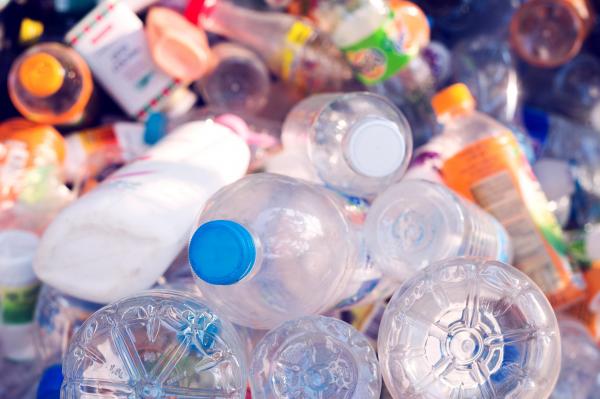 sticle de plastic