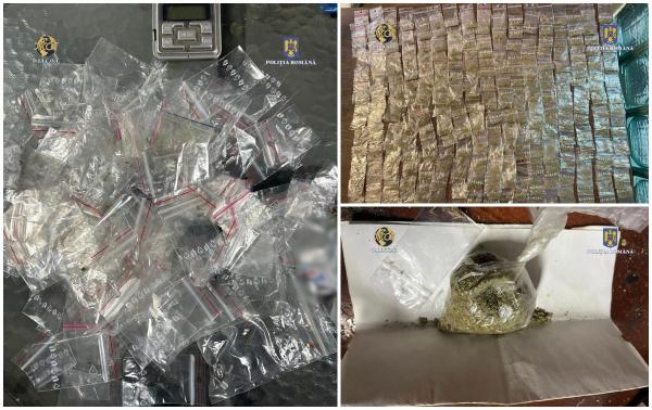Un tânăr din Satu Mare, prins cu droguri de mare risc în mașină. Ieșise la plimbare cu 300 de pliculețe
