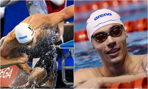 David Popovici la Campionatele Europene de înot în bazin scurt de la Otopeni