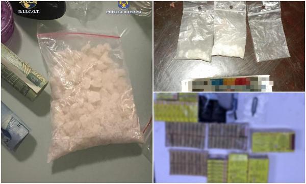 Percheziții de amploare în Satu Mare, pentru trafic de droguri. Infractorii ar fi plătit minore cu droguri, în schimbul serviciilor sexuale