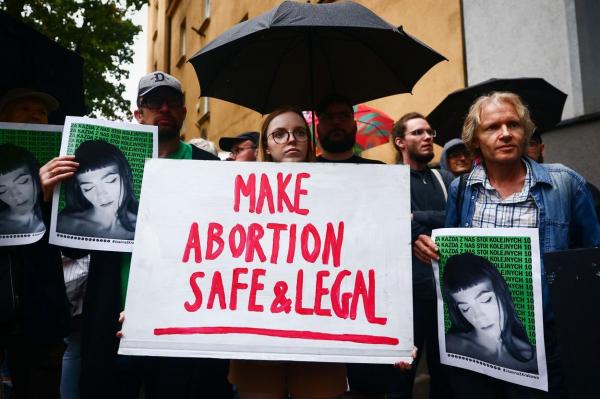 manifestație pro-avort în Polonia