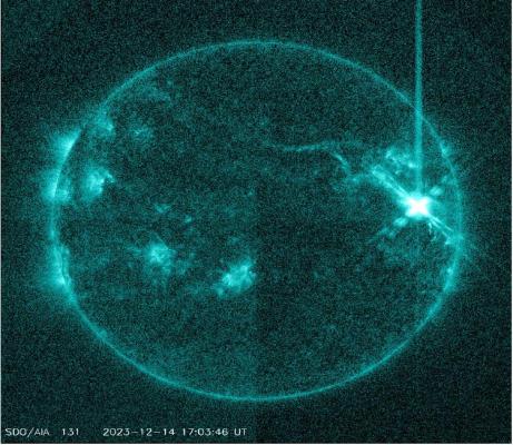 Cea mai puternică erupţie solară din ultimii ani