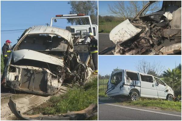 Un român şi un moldovean au murit într-un accident cumplit, în Portugalia. Cei doi erau agricultori şi se aflau în microbuzul cu colegii