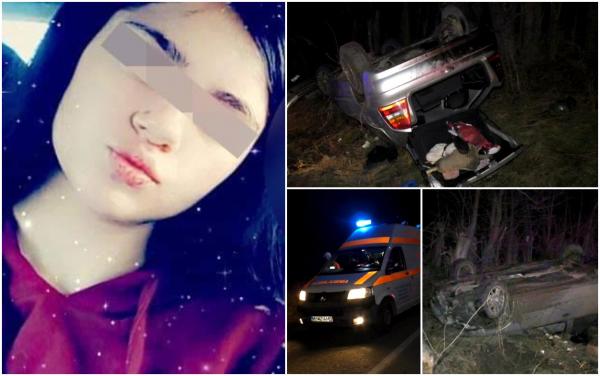 Ea este Andrada, fata de 16 ani moartă în accidentul din Mehedinţi, produs de amicul ei beat şi fără permis