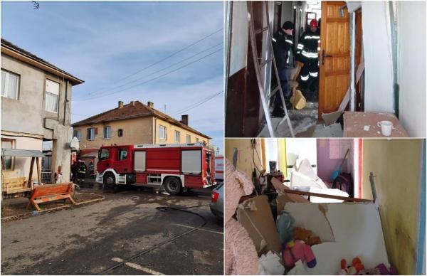 Doi adulţi şi doi copii, cu arsuri grave la spital după o explozie într-un apartament din Timiş. Alte 45 de persoane s-au evacuat