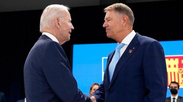 președinții Joe Biden și Klaus Iohannis