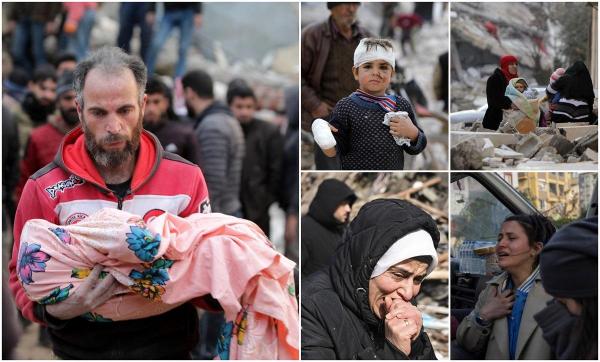 Imagini de la faţa locului