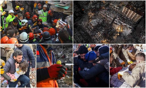 Imagini de la faţa locului