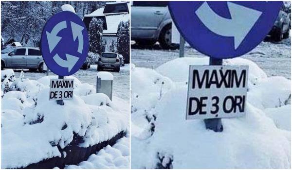 "Maxim de 3 ori, am zis!" Unde se află giratoriul în care nu ai voie să te învârți mai mult de trei ori