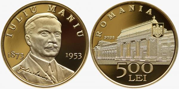 Emisiune numismatică cu tema 150 de ani de la nașterea lui Iuliu Maniu