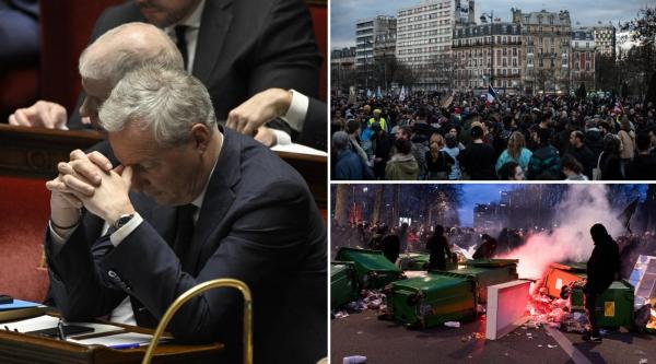 proteste în Franța din cauza reformei legii pensiilor