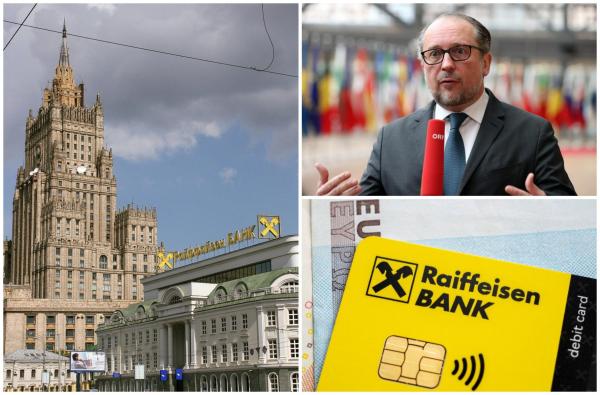 Ministrul austriac de Externe apără decizia Raiffeisen Bank de a face afaceri cu Rusia