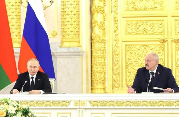 Vladimir Putin și Alexandr Lukașenko
