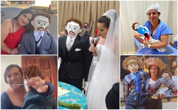 Femeia care s-a căsătorit cu o păpuşă din cârpe susţine că aşteaptă al doilea copil