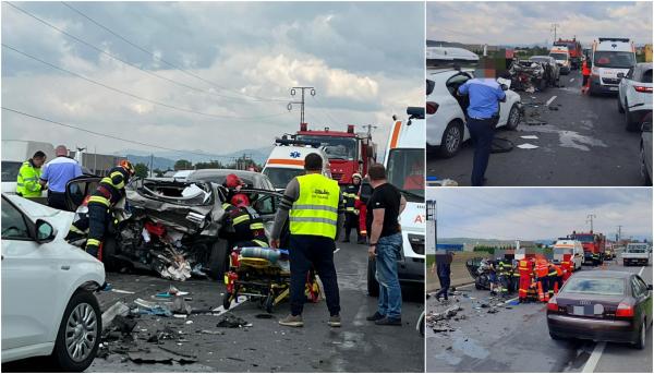 Accidentul din Băneşti, Prahova, soldat cu 4 răniţi