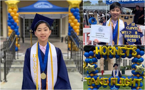 La doar 12 ani, un băiat din SUA a absolvit facultatea cu 5 diplome. Povestea micuţului geniu, care visează să devină pilot