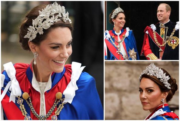 Kate Middleton, lecție de eleganță la Încoronarea Regelui Charles. Le-a adus un omagiu prințesei Diana și Reginei Elisabeta a II-a