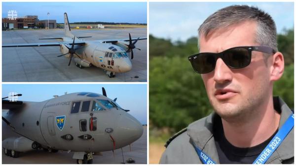 Pacient cu arsuri grave, transportat de militarii români cu o navă C+27 Spartan în Germania