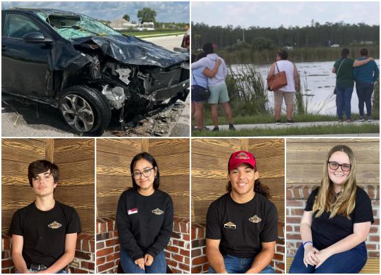 Cinci tineri, morţi pe loc după ce maşina în care se aflau s-a răsturnat într-un iaz. Patru dintre ei, colegi de muncă la acelaşi restaurant din Florida