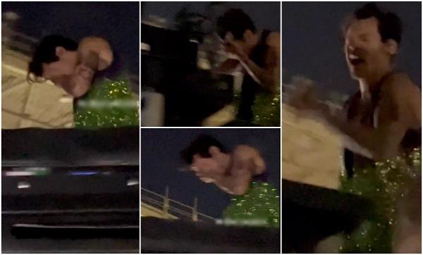 Harry Styles, lovit în faţă cu un obiect în timpul unui concert la Viena: "S-a întâmplat deja de prea multe ori"