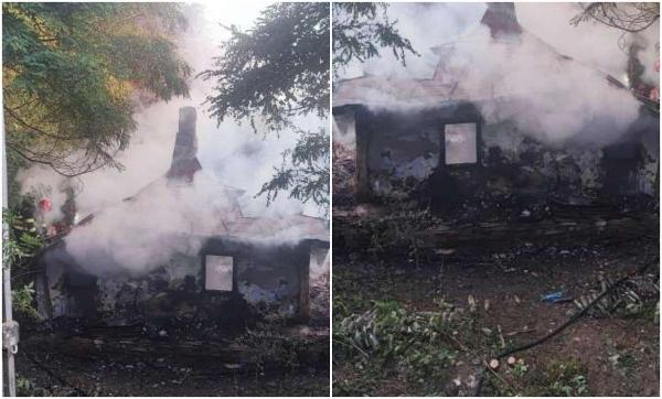 Bărbat mort în urma unui incendiu izbucnit în propria locuinţă din Bereşti. Focul ar fi pornit de la o lumânare lăsată aprinsă