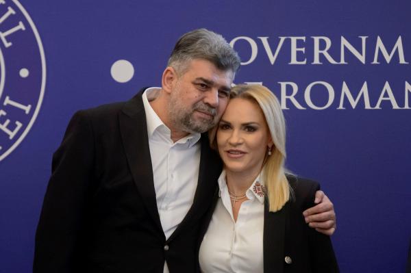 Marcel Ciolacu și Gabriela Firea