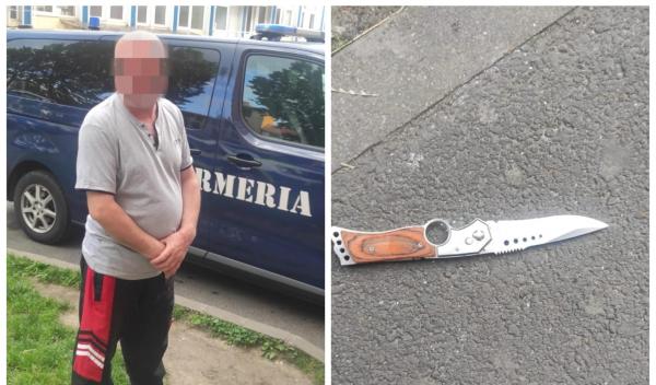 Bărbatul i-a ameninţat pe adolescenţi cu un cuţit