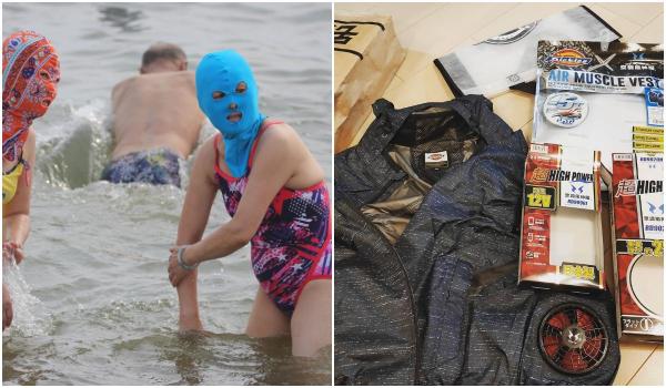 De ce poartă japonezii geci la peste 30°C iar chinezoaicele îşi acoperă faţa cu "facekini". Trendurile anti-caniculă din Asia