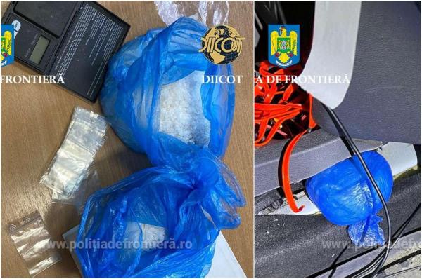 Maramureşean, arestat după ce a fost prins cu jumătate de kg de droguri în maşină, la Vişeu de Sus. Valoarea pe piaţă a capturii, 53.000 de lei