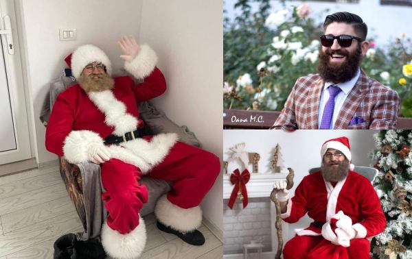 "Adio Moş Crăciun!" Costy, un tânăr din Vrancea care se costuma în Moş, a murit la doar 33 de ani. Doi copii au rămas orfani de tată
