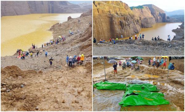 Zeci de mineri au murit după o alunecare de teren dramatică, la o mină de jad din Myanmar. Prăbușirea unui stânci a provocat dezastrul