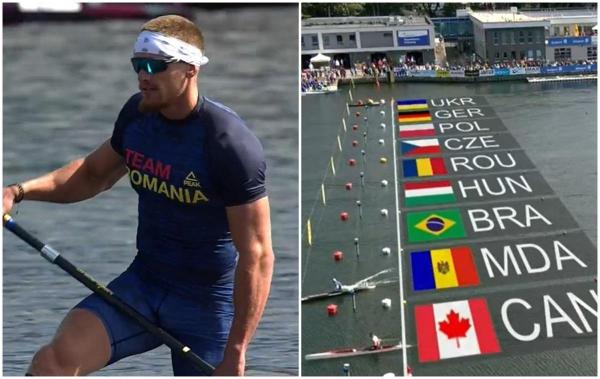 Cătălin Chirilă a câștigat medalia de argint în finala de 1.000 de metri, la CM de kaiac-canoe