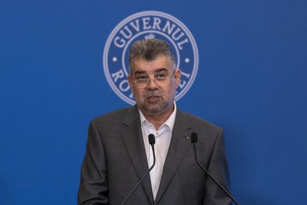 Marcel Ciolacu, premierul României şi preşedintele PSD